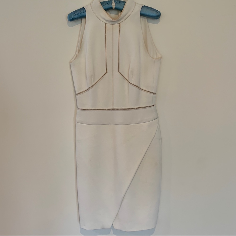 J Mendel white short dress